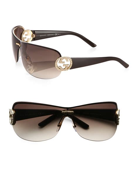 gucci brown oversized sunglasses|Gucci brown sunglasses women.